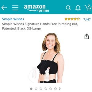 Simple wishes pumping bra
